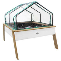 HOCHBEET  - Braun/Weiß, KONVENTIONELL, Holz (93,5/99,8/110cm) - Ambia Garden