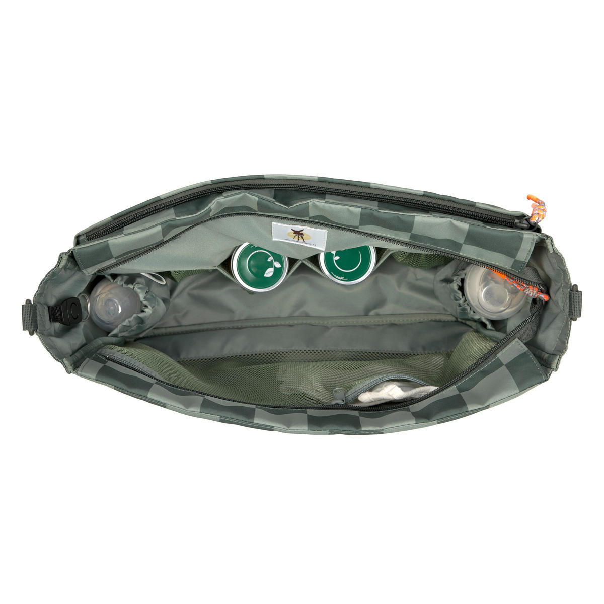WICKELTASCHE Mix Multi Bag  - Olivgrün/Grün, Basics, Textil (40/12/30cm) - Lässig
