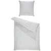 BETTWÄSCHE Satin 155/220 cm  - Silberfarben, KONVENTIONELL, Textil (155/220cm) - Bio:Vio