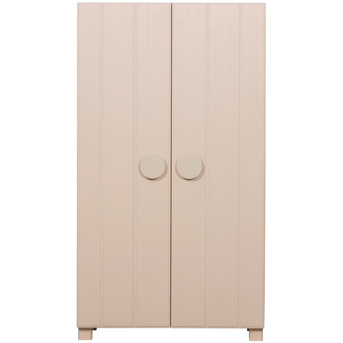 DREHTÜRENSCHRANK  in Hellgrau  - Hellgrau, Design, Holz (110/200/55cm) - Livetastic