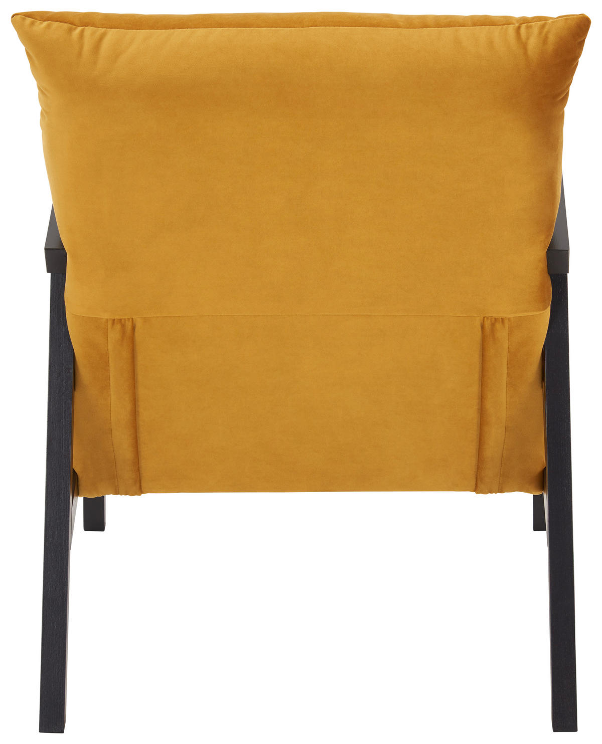 KRESLO, textil, žltá - žltá/farba wenge, Design, drevo/textil (63/76/80cm) - Carryhome