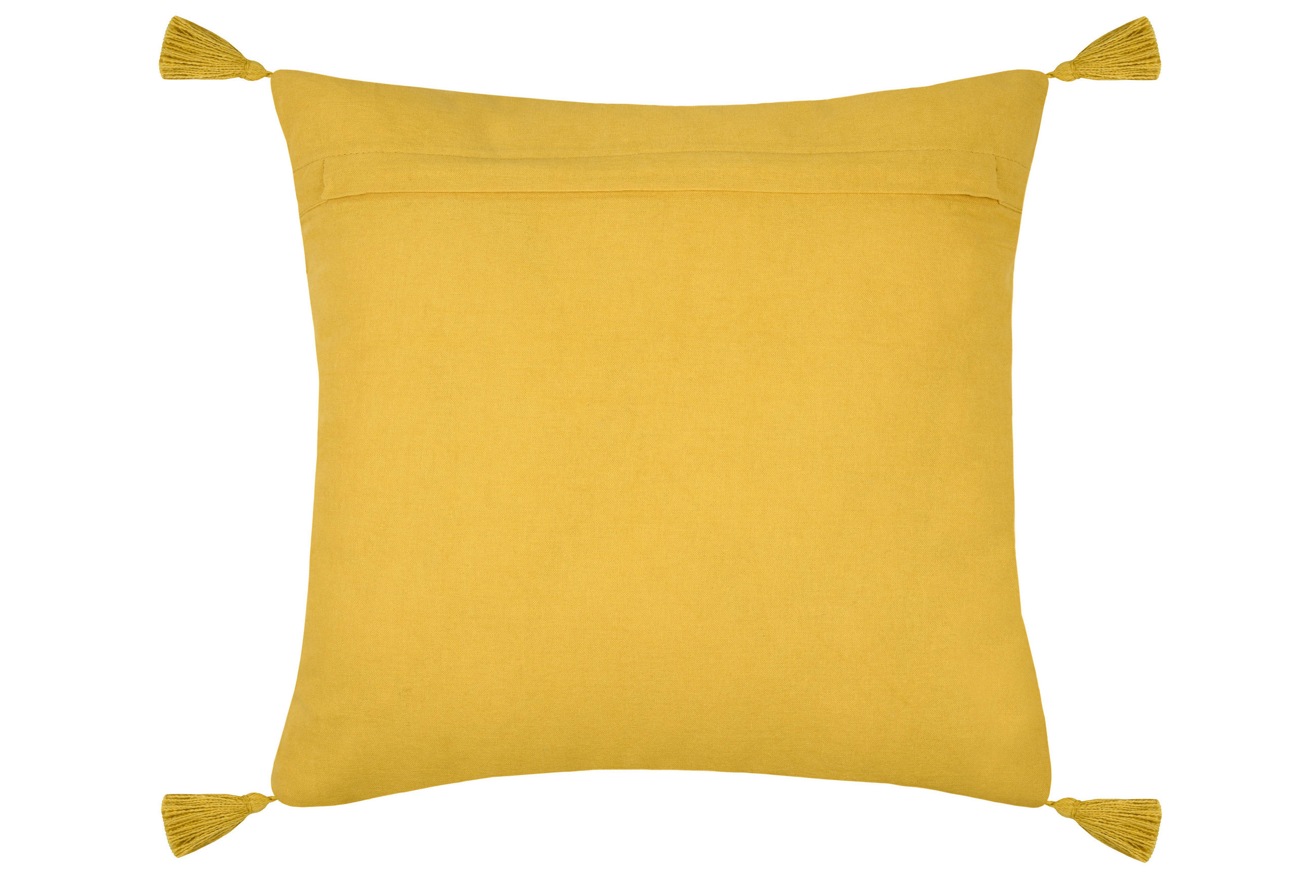 OKRASNA BLAZINA  YUKI    45/45 cm         - gorčično rumena, Konvencionalno, tekstil (45/45cm)