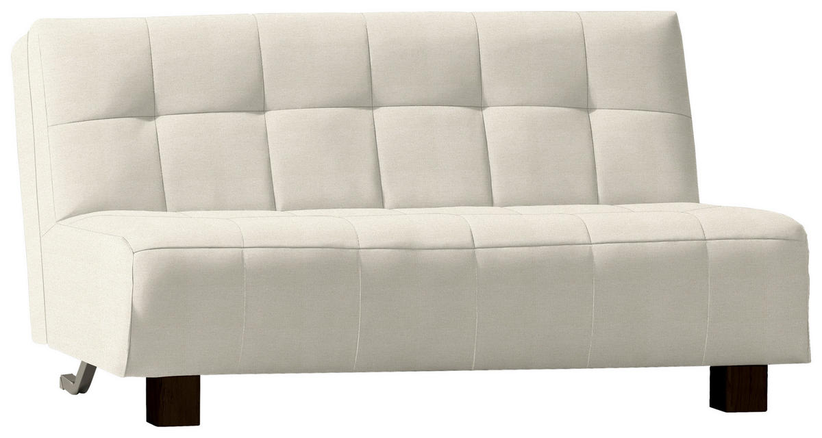 SCHLAFSOFA Naturfarben  - Schwarz/Naturfarben, Design, Textil/Metall (165/92/102cm) - Novel