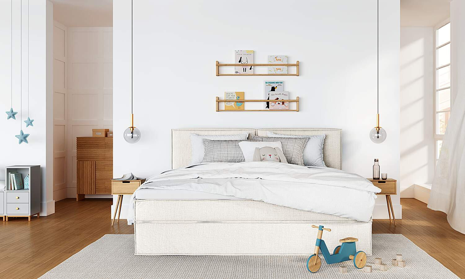 BOXSPRINGBETT 240/200 cm  in Creme  - Creme, Design, Textil (240/200cm) - home24