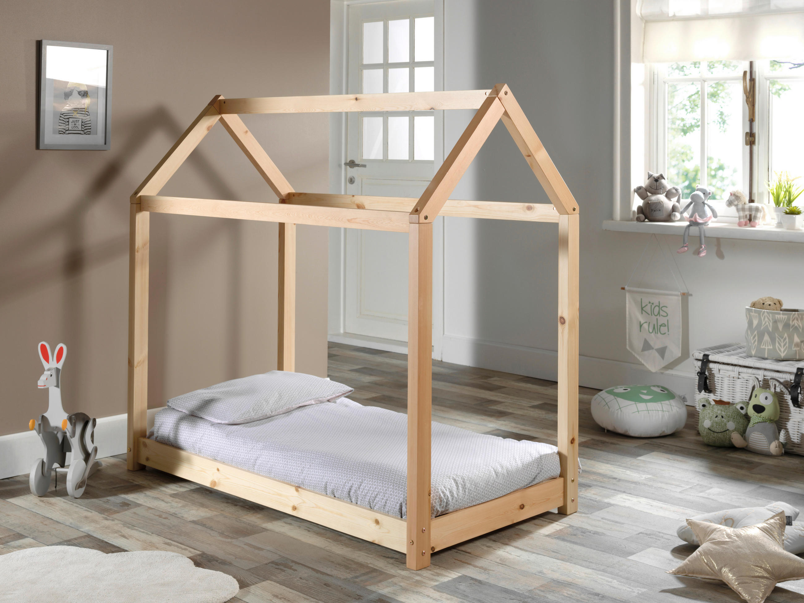 HAUSBETT Matratze, Rollrost 70/140 cm  - Naturfarben, Natur, Holz (70/140cm) - MID.YOU