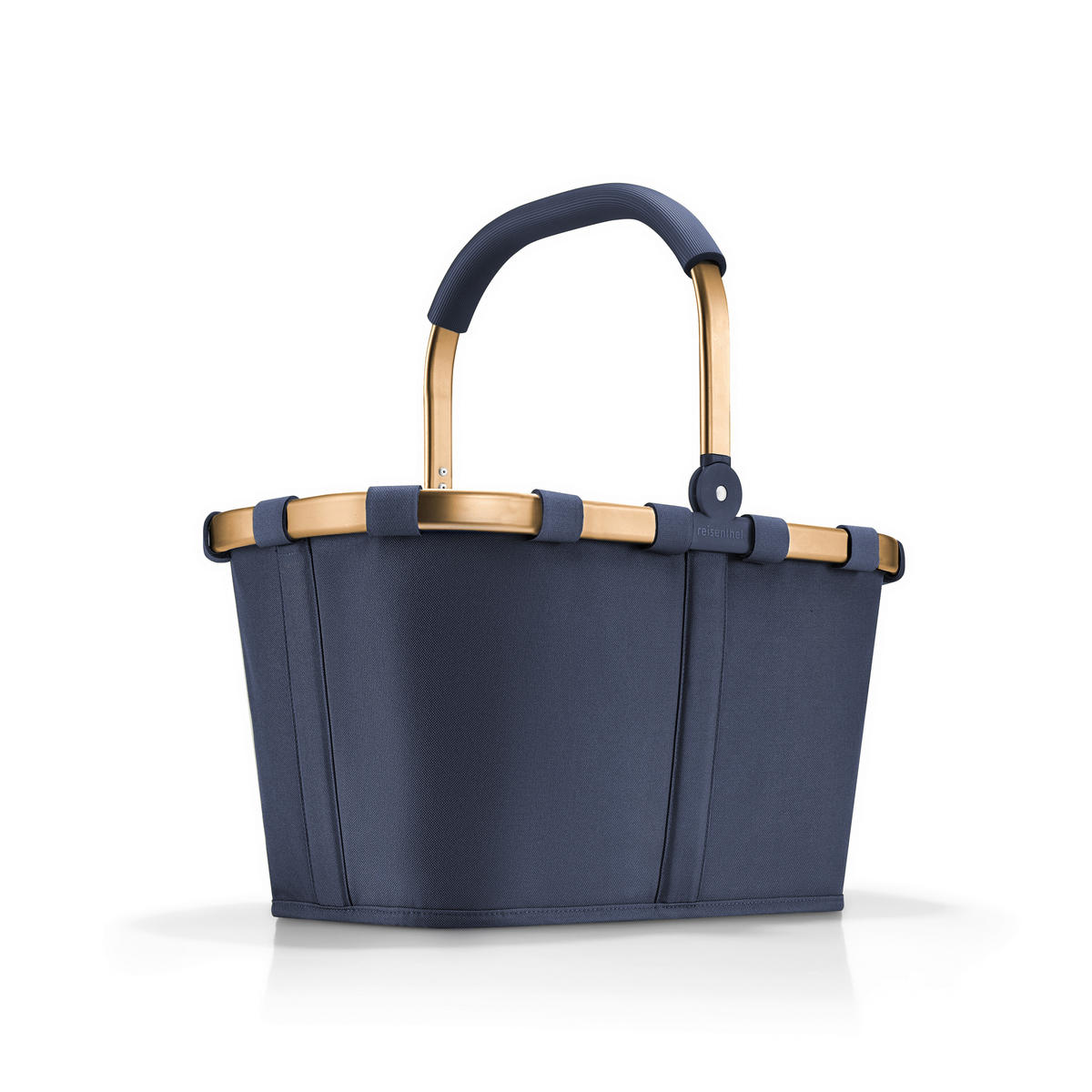 EINKAUFSKORB Carrybag midnight gold 22 L  - Dunkelblau, Basics, Textil (48/29/28cm) - Reisenthel