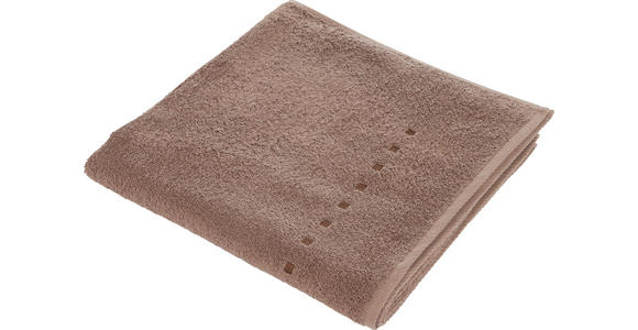 DUSCHTUCH 70/140 cm QUATTRO - Taupe/Braun, KONVENTIONELL, Textil (70/140cm) - Esposa