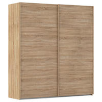 SCHWEBETÜRENSCHRANK 201/223/68 cm 2-türig Sonoma Eiche  - Sonoma Eiche, Design, Holzwerkstoff/Kunststoff (201/223/68cm) - Novel