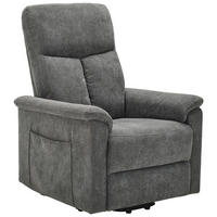 RELAXSESSEL Webstoff Relaxfunktion    - Schwarz/Grau, KONVENTIONELL, Kunststoff/Textil (78/110/93cm) - Cantus