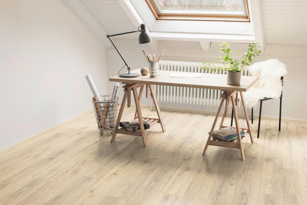 LAMINATBODEN Parkett Eiche EGGER Nature Sense  per  m² - Hellbraun/Eichefarben, KONVENTIONELL, Holzwerkstoff (129.2/19.3/0.8cm) - Egger Holzwerkstoffe