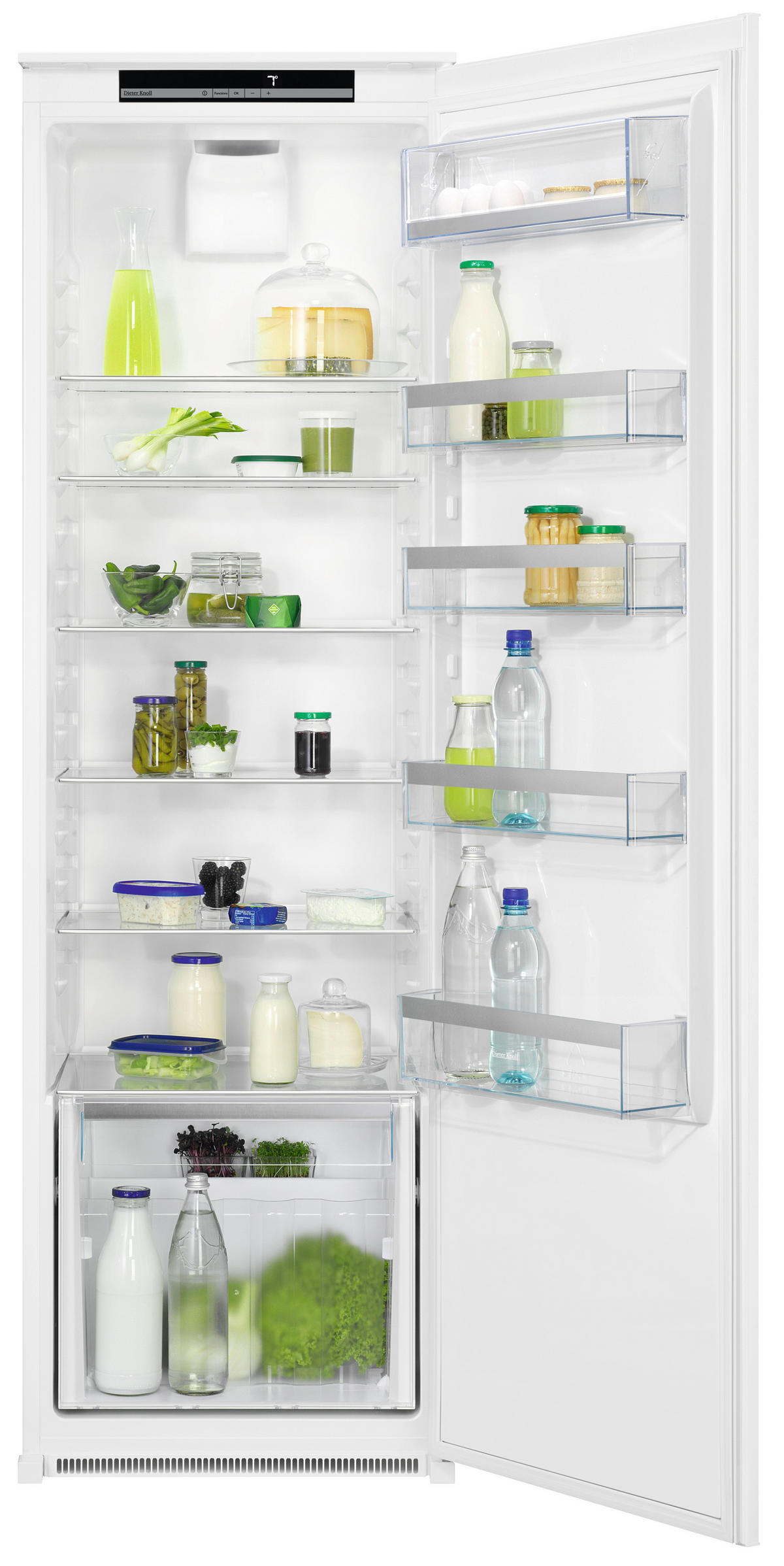 KÜHLSCHRANK 54/177,2/54,9 cm DKBB2690SK  - Weiss, Basics, Glas/Metall (54/177,2/54,9cm) - Dieter Knoll