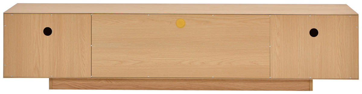 LOWBOARD Lofty Lou 200/45/40 cm 2 Schublade(n)  - Eichefarben/Naturfarben, Design, Holz/Holzwerkstoff (200/45/40cm) - Livetastic
