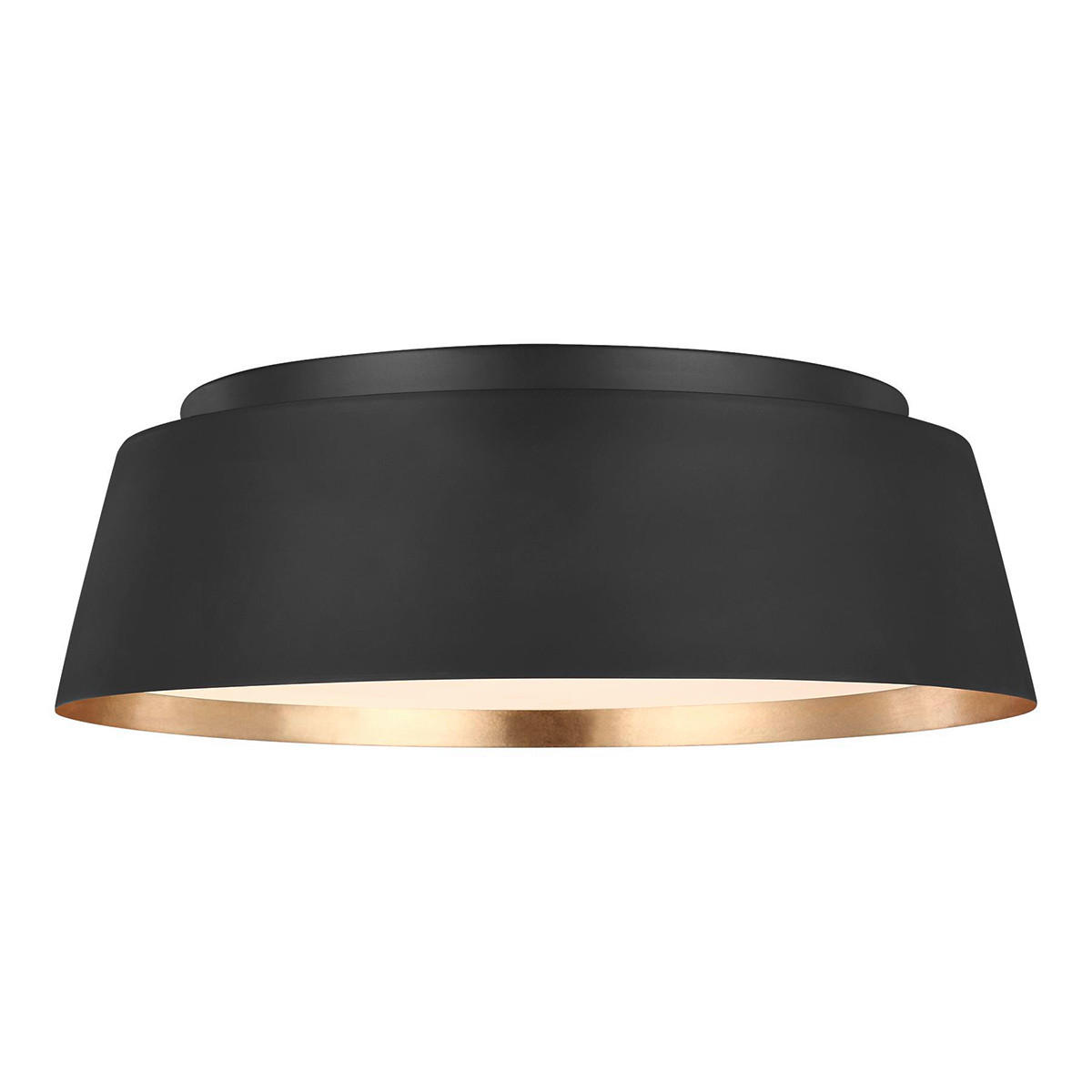 TAKLAMPA Elstead Fe-Asher 36.8/11.9 cm  - svart, Basics, metall/glas (36.8/11.9cm) - Elstead Lighting