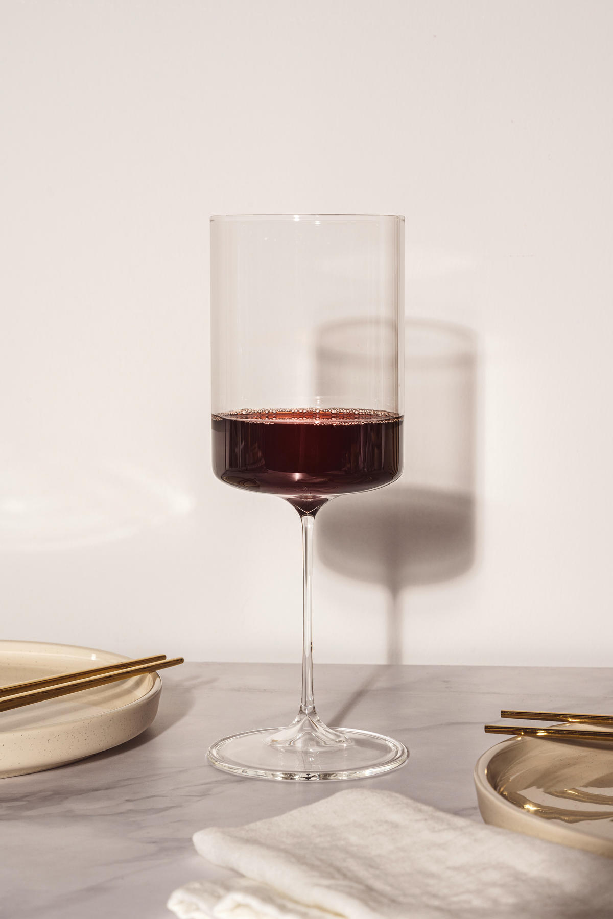 WEINGLAS BASSO 550 ml 2-teilig  - Klar, Design, Glas (8,5/23,5/8,5cm) - Leonardo