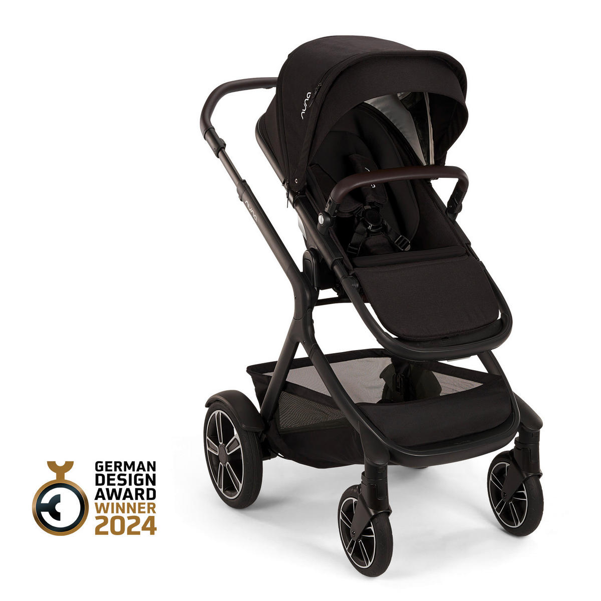 GESCHWISTERWAGEN DEMI NEXT  - Schwarz, Basics, Textil/Metall (98/62/112cm) - Nuna