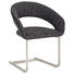 SCHWINGSTUHL in Metall, Textil Anthrazit, Schwarz, Edelstahlfarben - Edelstahlfarben/Anthrazit, Design, Textil/Metall (62/84/48cm) - Dieter Knoll SCHWINGSTUHL in Metall, Textil Anthrazit, Schwarz, Edelstahlfarben - Edelstahlfarben/Anthrazit, Design, Textil/Metall (62/84/48cm) - Dieter Knoll