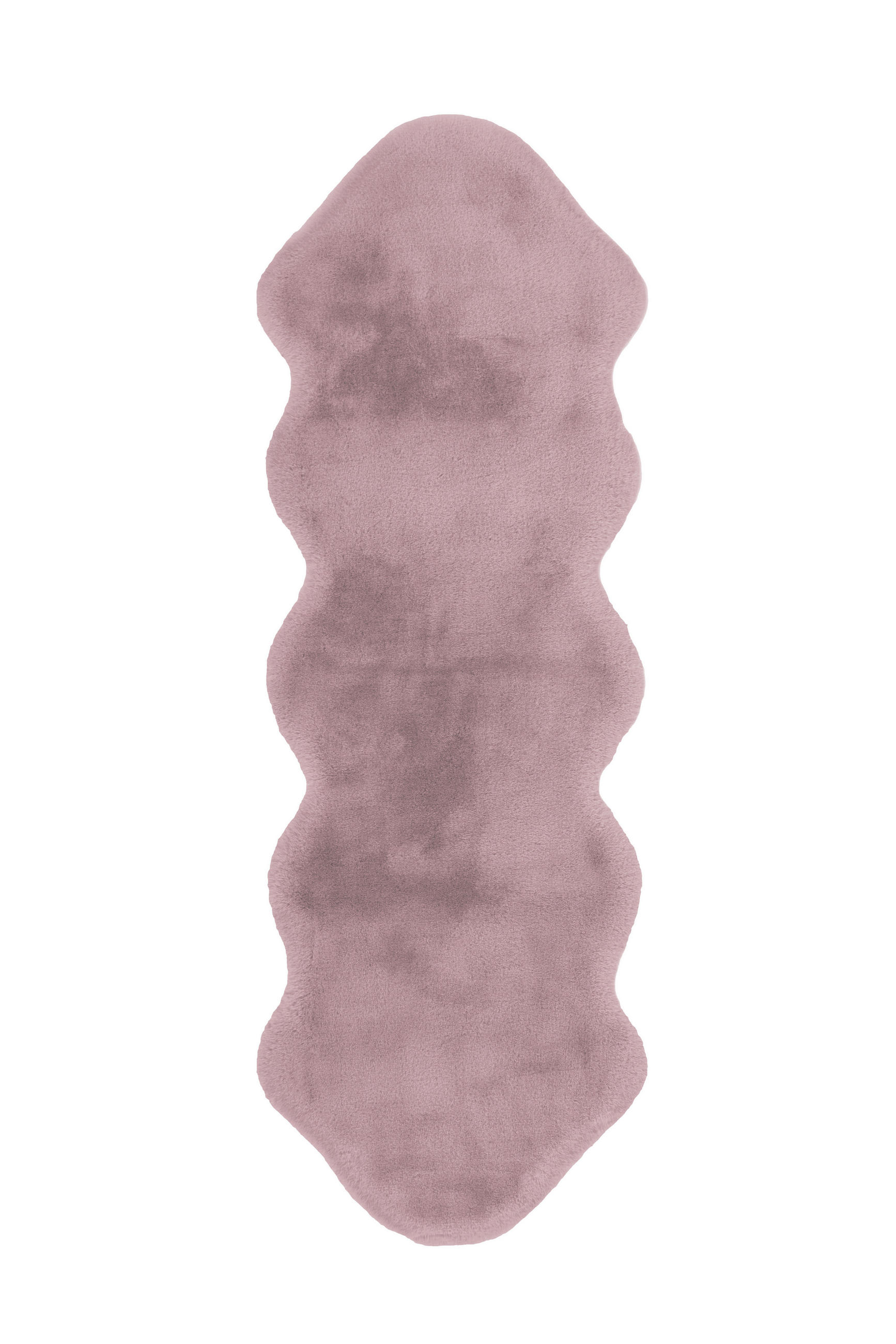 HOCHFLORTEPPICH 60/180 cm Rabbit Sheepskin 300 Lila Lila  - Lila, KONVENTIONELL, Kunststoff/Textil (60/180cm)