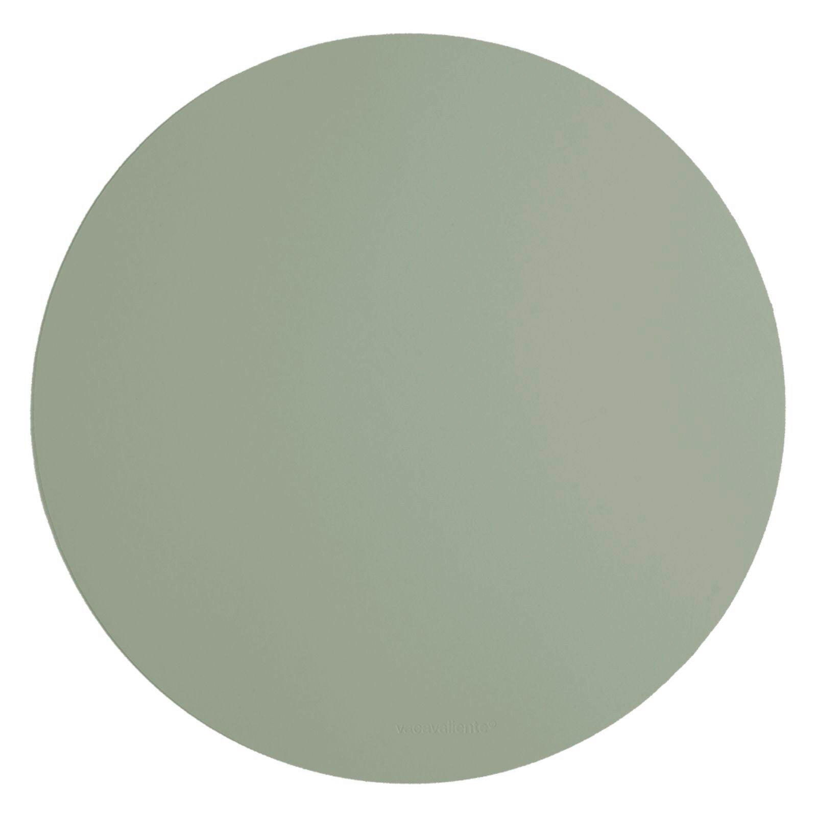 TISCHSET Leder Salbeigrün  - Salbeigrün, Basics, Leder (36kg)