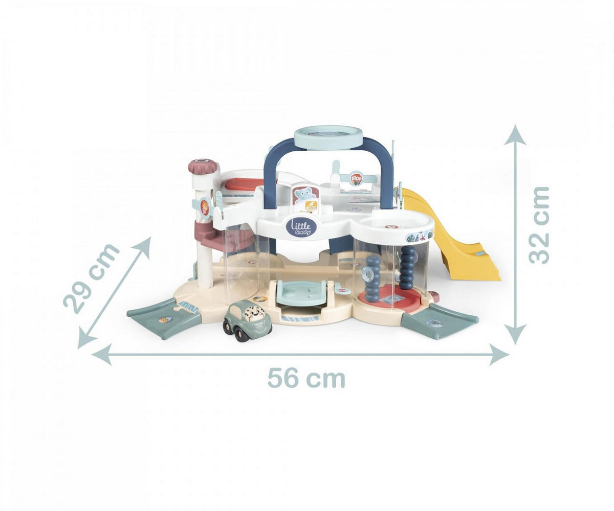 PARKGARAGE - Multicolor, Basics, Kunststoff (12,80/53,70/39,40cm) - SMOBY
