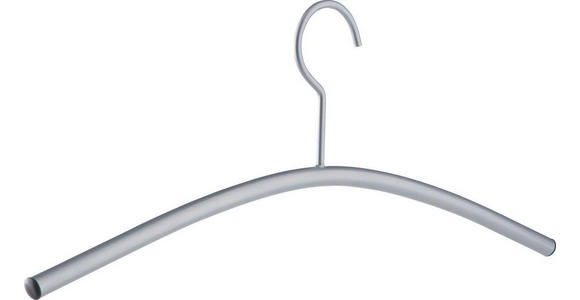 KLEIDERBÜGEL 45 cm Metall - Alufarben, Metall (45cm) - Carryhome