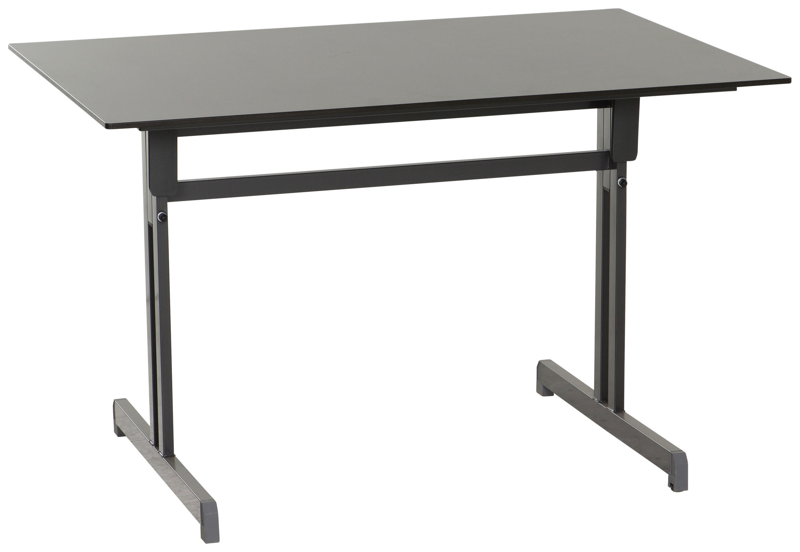 GARTENTISCH 120/80/71 cm Holzwerkstoff rechteckig  - Anthrazit, MODERN, Holzwerkstoff/Metall (120/80/71cm)