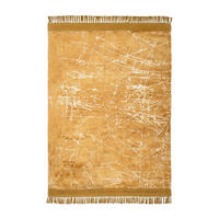 Covor Cu Țesătură Plată  - auriu, Basics, textil (160/230cm) - Kayoom