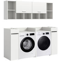 HAUSWIRTSCHAFTSRAUM 190/195/60 cm  in Weiß  - Weiß, Basics, Holzwerkstoff (190/195/60cm) - MID.YOU