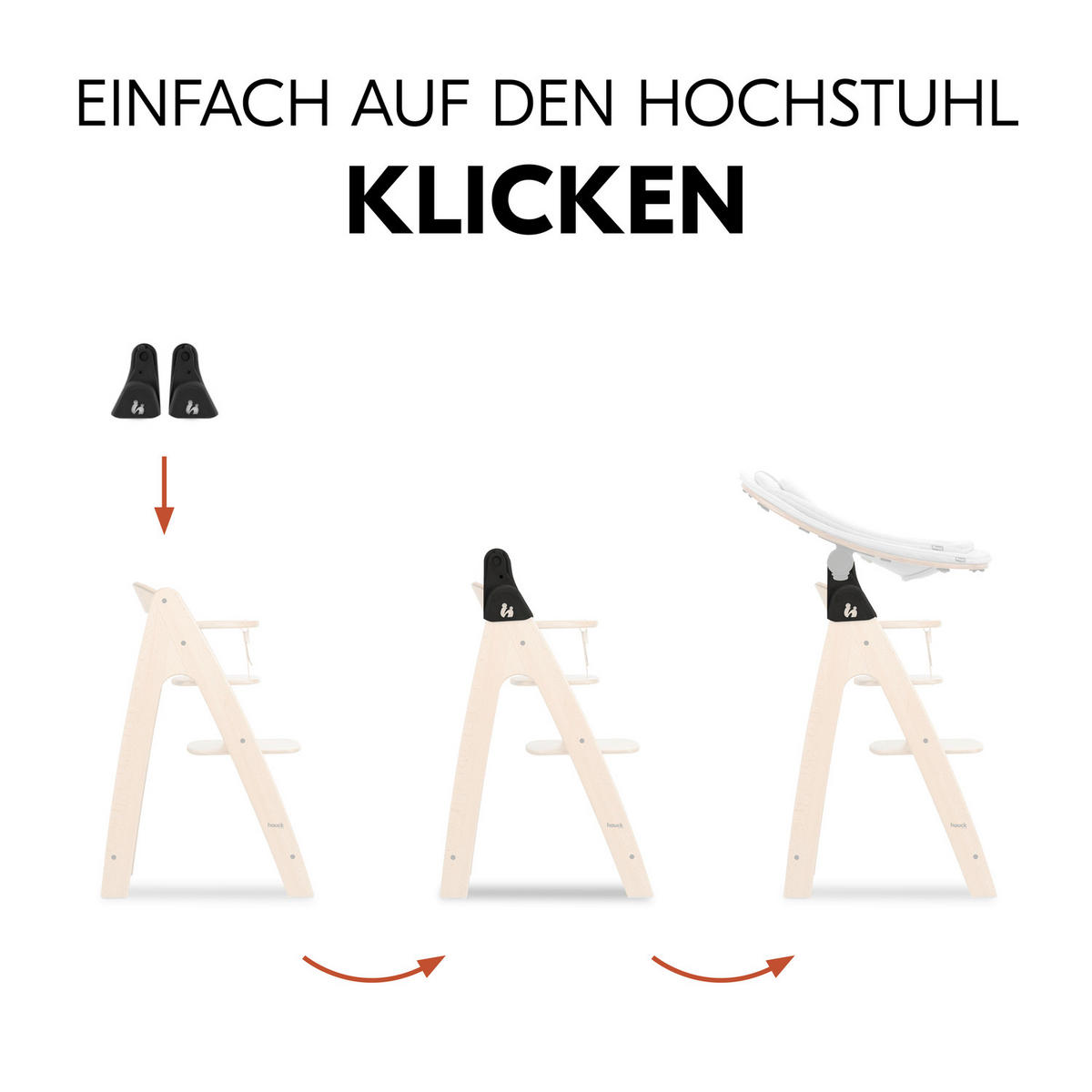 ADAPTER - Schwarz, Basics, Kunststoff (11,5/18,5/12cm) - Hauck