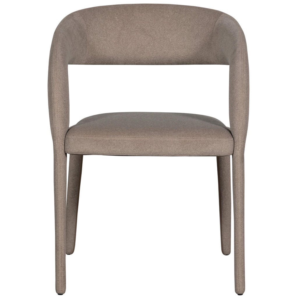 Thumbnail - Livetastic Armlehnstuhl, Braun, Textil, Uni, Füllung: Polyetherschaumkern, Flachrohr, 60x80x54 cm, Esszimmer, Stühle, Es...