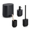 BAD-ACCESSOIRE-SET Kunststoff  - Schwarz, Basics, Kunststoff (50/35/35cm) - Zeller Present