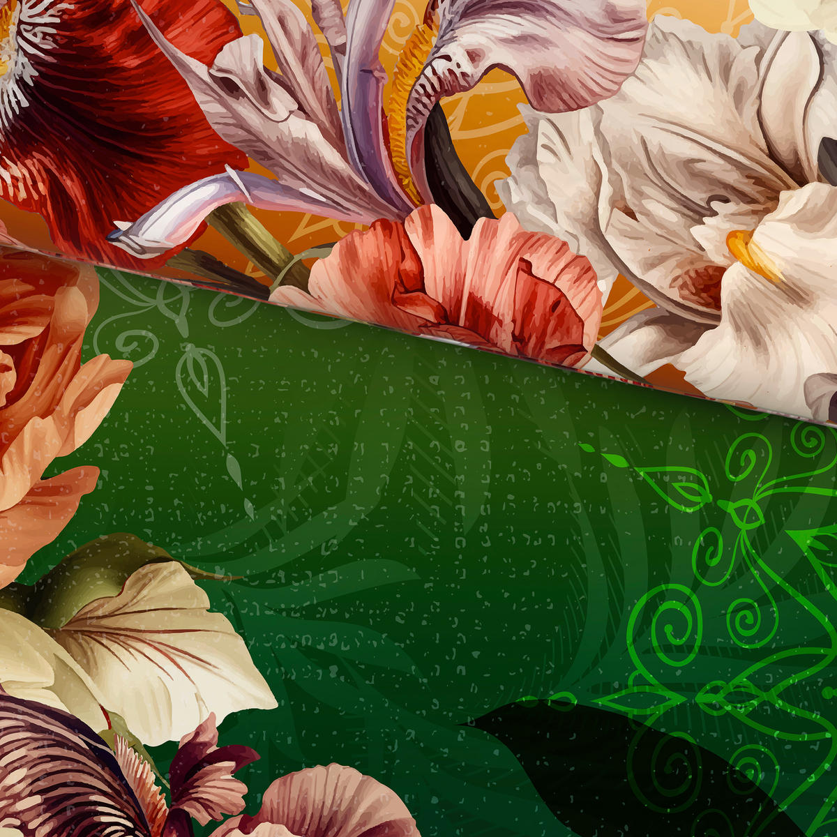 BETTWÄSCHE TANJA Satin 140/200 cm  - Multicolor, KONVENTIONELL, Textil (140/200cm) - Esposa