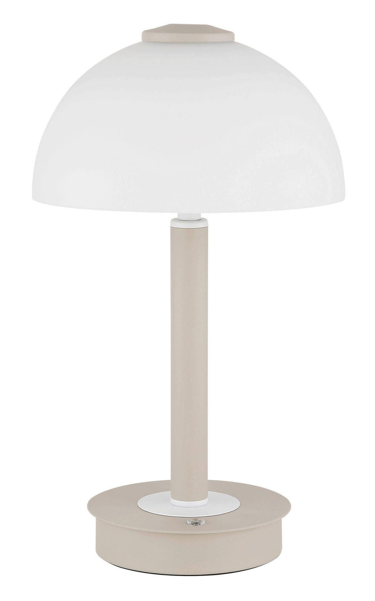 TISCHLEUCHTE Uldin 18/31,5 cm  - Sandfarben/Opal, Design, Glas/Kunststoff (18/31,5cm) - Globo