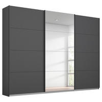 FÜGGESZTETT TOLÓAJTÓS SZEKRÉN szürke  - sötétszürke/szürke, Design, faalapú anyag/üveg (270/230/62cm) - Xora