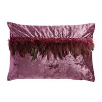 DEKORATIVNA JASTUČNICA 40/60 cm  - patlidžan, Dizajnerski, tekstil (40/60cm) - Ambiente