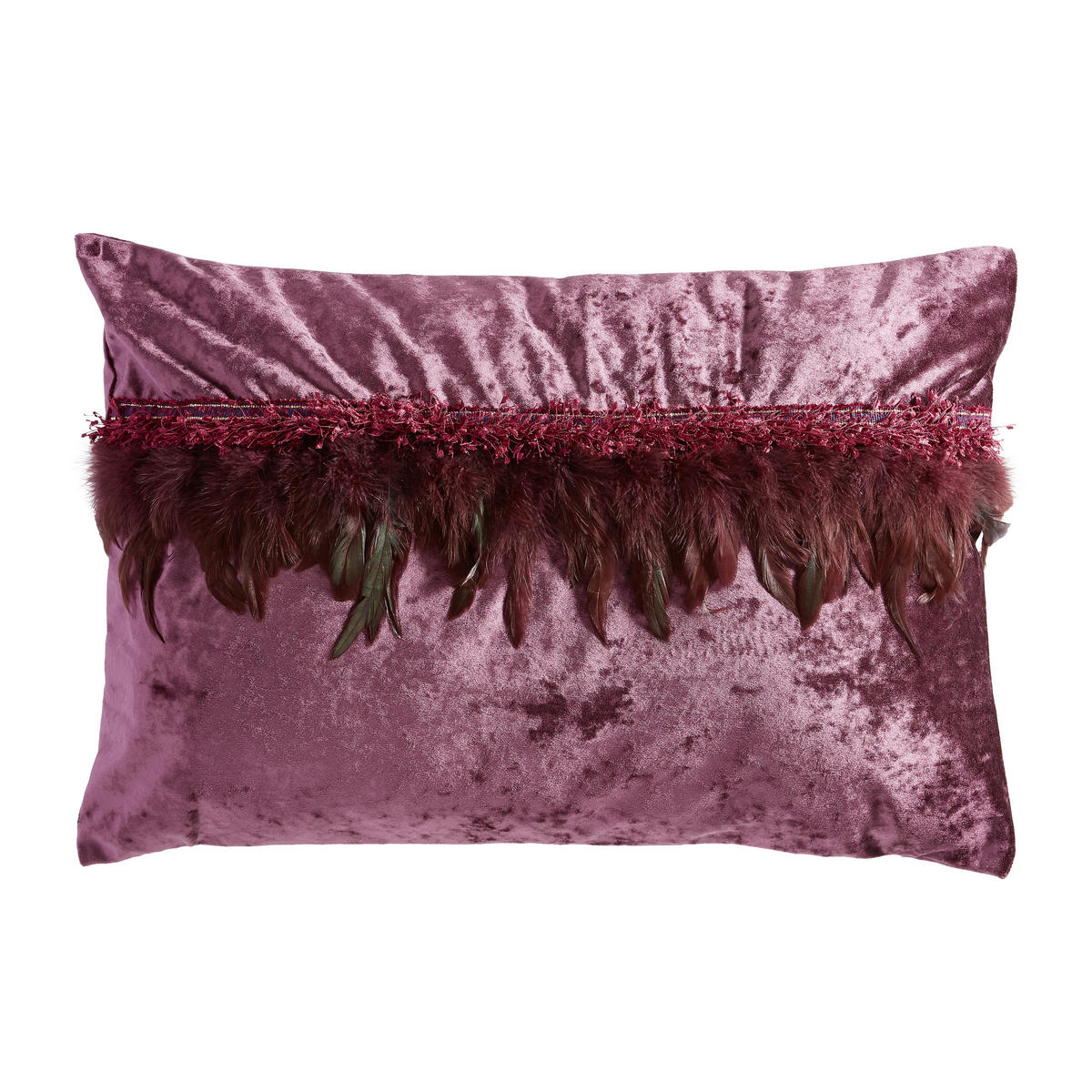 DEKORATIVNA JASTUČNICA 40/60 cm  - patlidžan, Dizajnerski, tekstil (40/60cm) - Ambiente