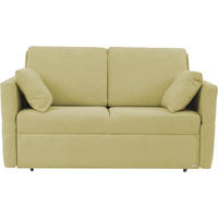 SCHLAFSOFA Chenille Hellgrün  - Schwarz/Hellgrün, KONVENTIONELL, Kunststoff/Textil (150/88/91cm) - Sedda