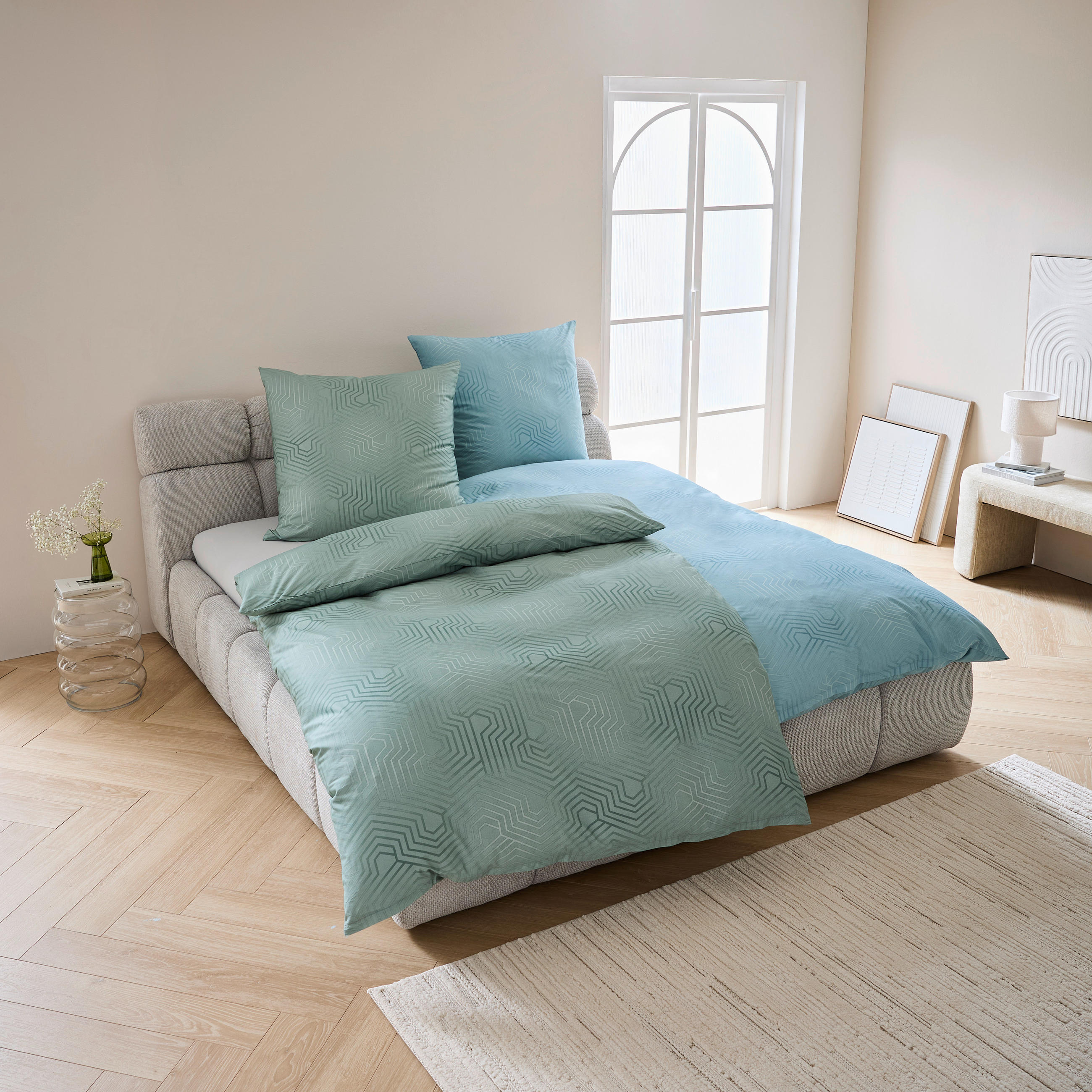 BETTWÄSCHE Atelier Makosatin 135/200 cm  - Design, Textil (135/200cm) - Estella
