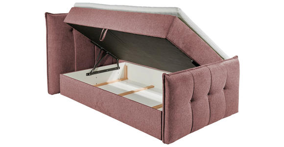 BOXBETT 120/200 cm  in Rosa  - Rosa, KONVENTIONELL, Textil (120/200cm) - Carryhome