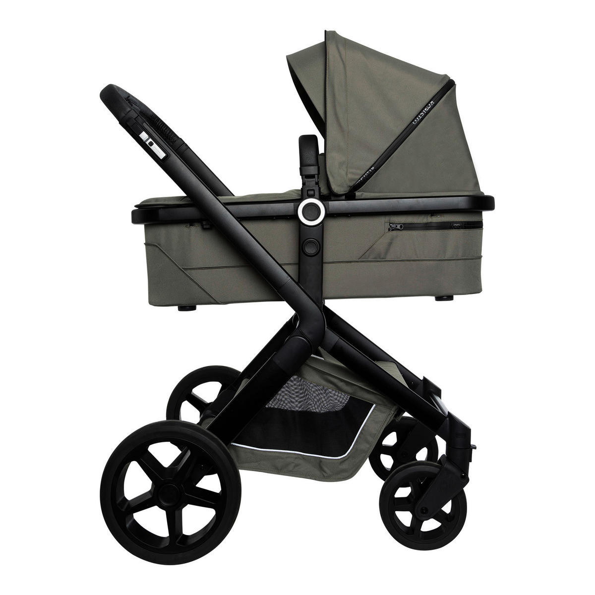 KOMBINIRANA DJEČJA KOLICA   - tamno zelena/crna, Basics, tekstil/metal (103/60/115cm) - Koelstra