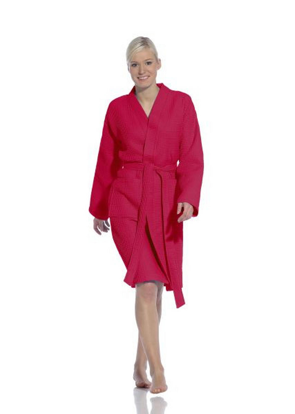 BADEMANTEL L Damen  - Rosa, Basics, Textil (Lnull) - Vossen