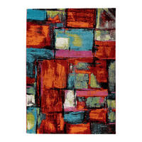 TKANI TEPIH  višebojna     - višebojna, Osnovno, tekstil/plastika (120/170cm)