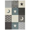 KINDERTEPPICH 80/150 cm Pastel Kids  - Grau/Hellblau, Basics, Textil (80/150cm)