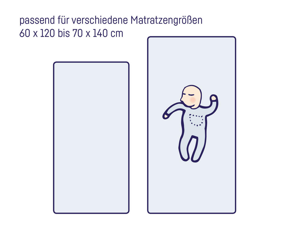 KINDERSPANNBETTTUCH   - Creme, Basics, Textil (70/140cm) - Julius Zöllner