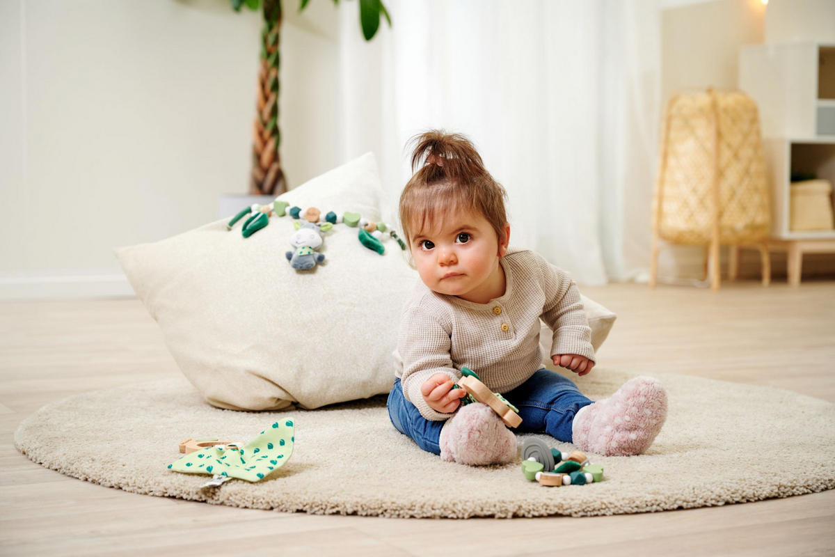 GREIFLING EH HIPP BABY  - Multicolor, Basics, Holz/Kunststoff (4/29/14,5cm) - Simba