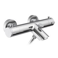 BADEWANNENARMATUR  - Chromfarben, Design, Metall (27,5/4/18cm) - Schütte