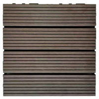 TERRASSENFLIESE WPC MAURICE 30X30CM 11-TLG.  - Cappuccino, KONVENTIONELL, Holzwerkstoff (30/30/2.4cm)