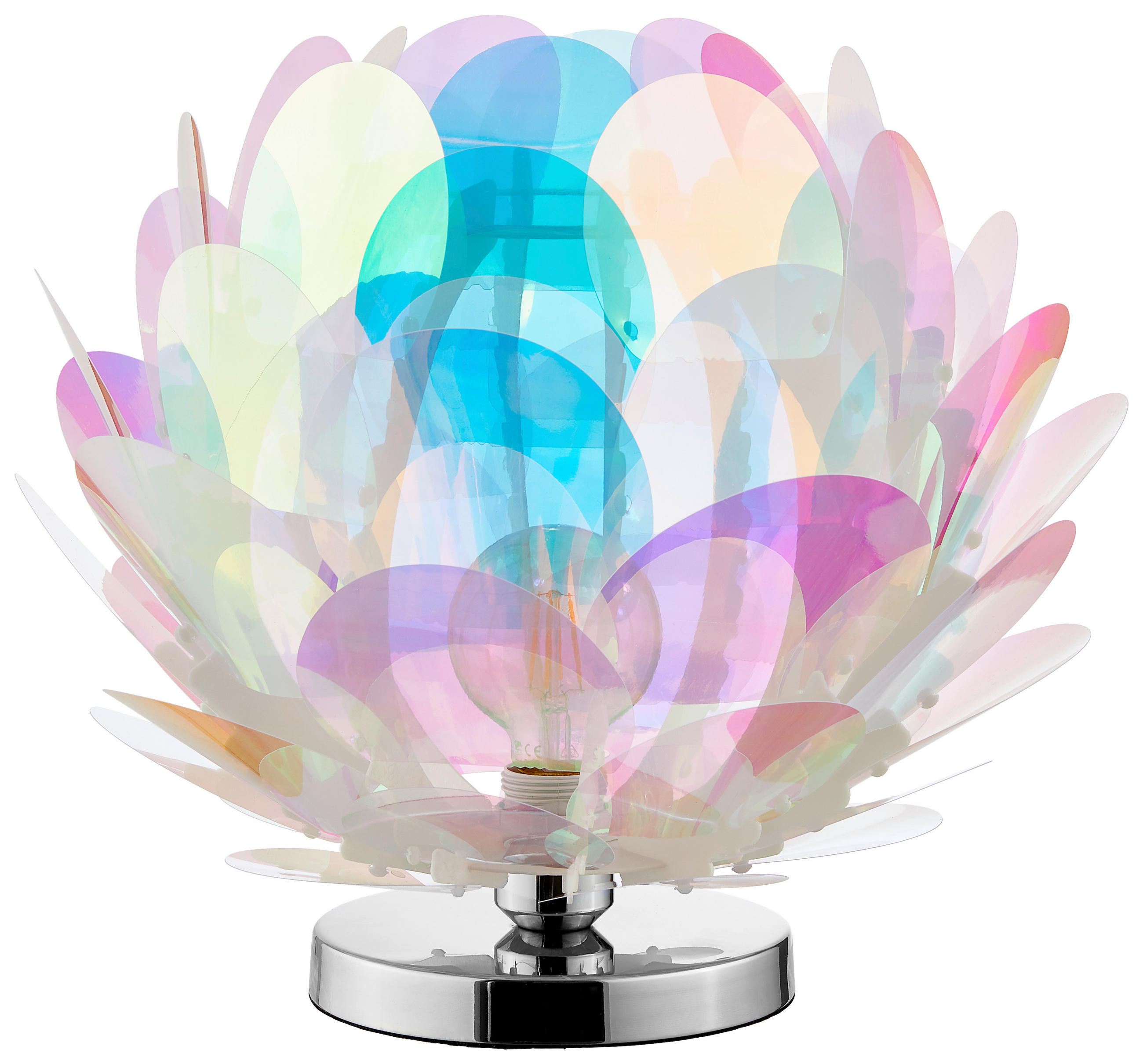 TISCHLEUCHTE Fora 41/18/35,5 cm   - Multicolor, Design, Kunststoff/Metall (41/18/35,5cm) - Näve