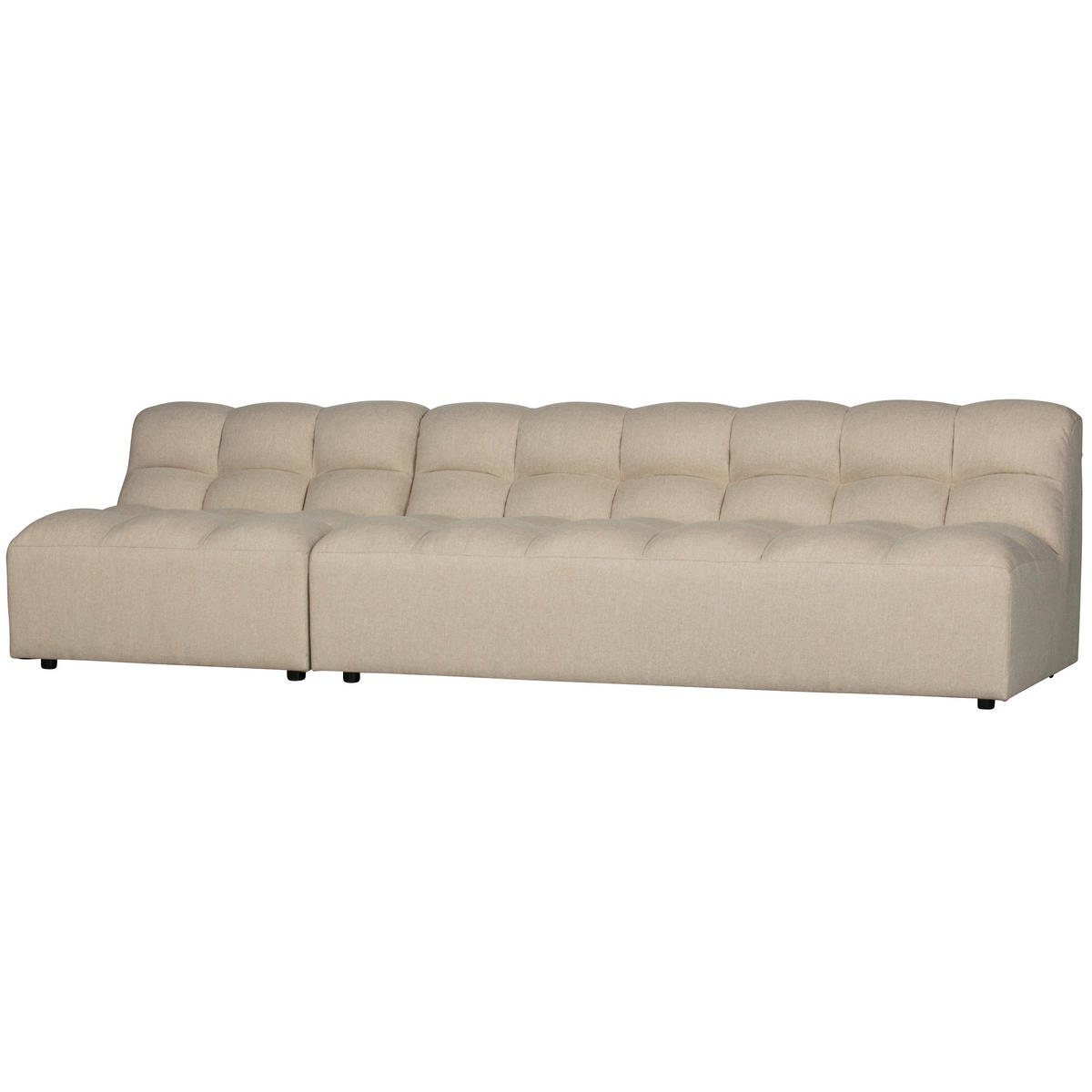 SESSEL in Sandfarben  - Sandfarben/Schwarz, Design, Kunststoff/Textil (100/79/92cm) - Livetastic