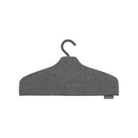 KLEIDERBÜGEL Textil  - Schwarz/Grau, Basics, Textil (41,5/22,5/22,5cm) - Brabantia