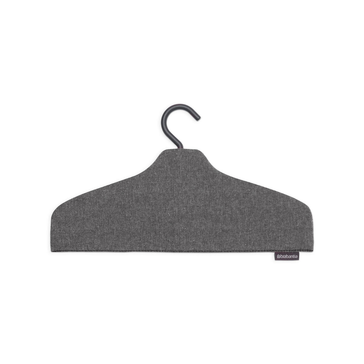 KLEIDERBÜGEL Textil  - Schwarz/Grau, Basics, Textil (41,5/22,5/22,5cm) - Brabantia